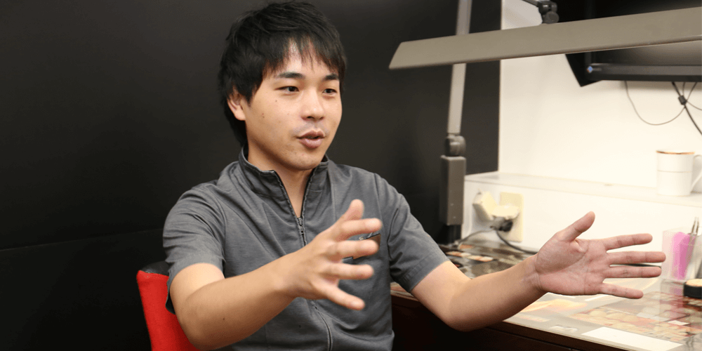 将来のビジョンを語る歯科技工士内田さん